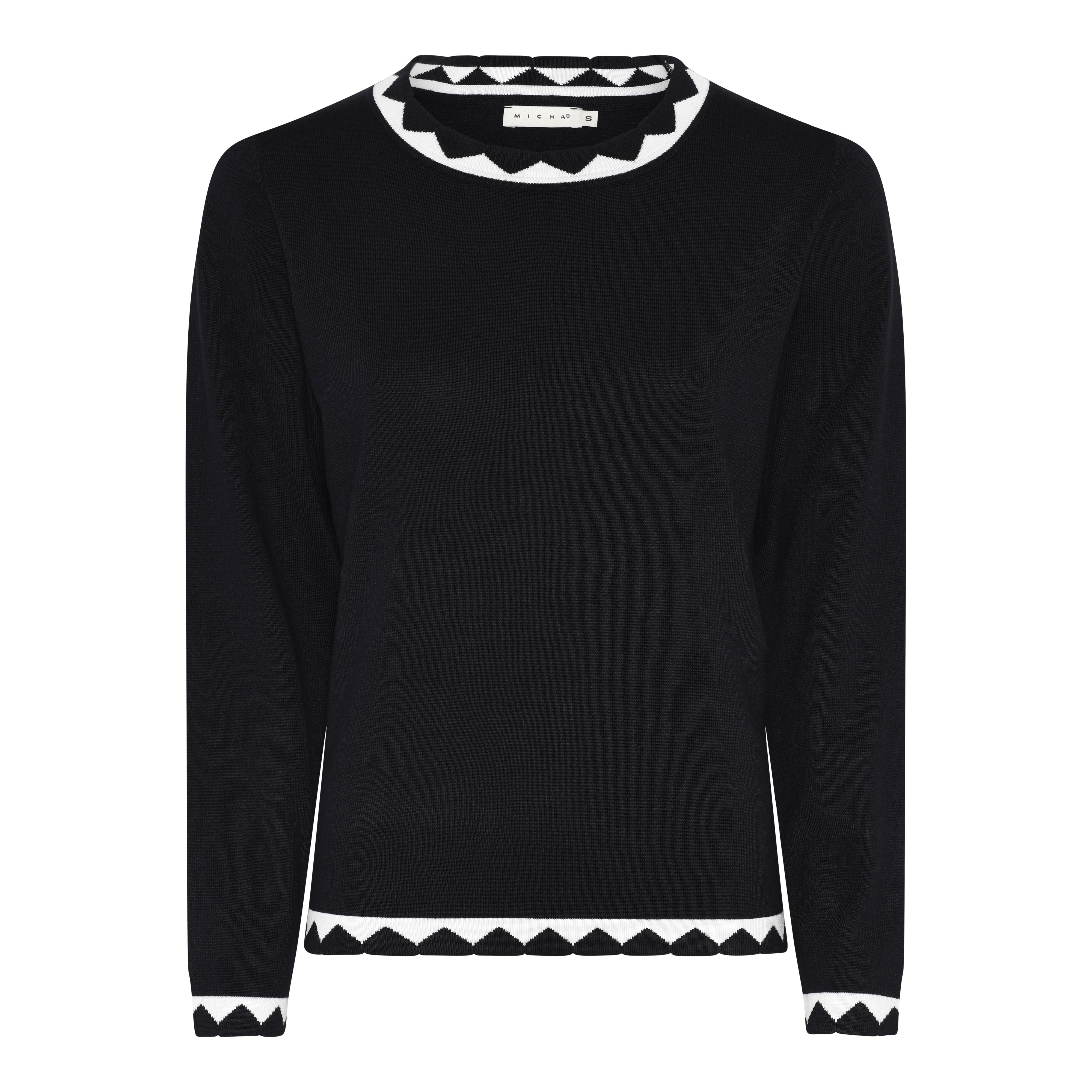 Neule, Rib Effect Black