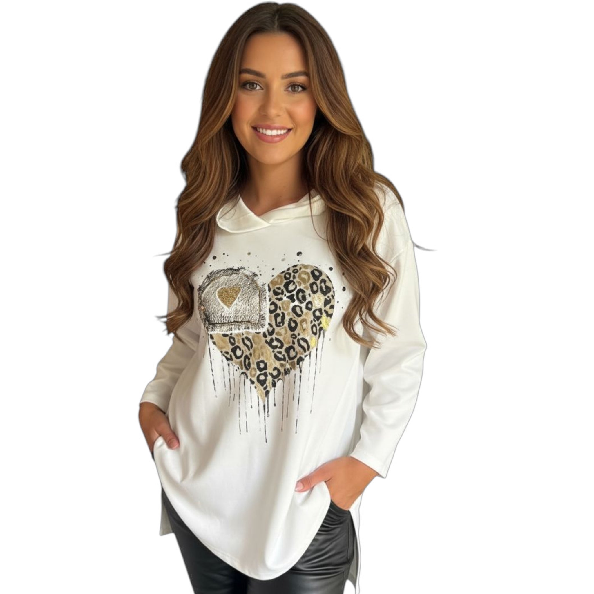 Tunika, Golden Heart Off White