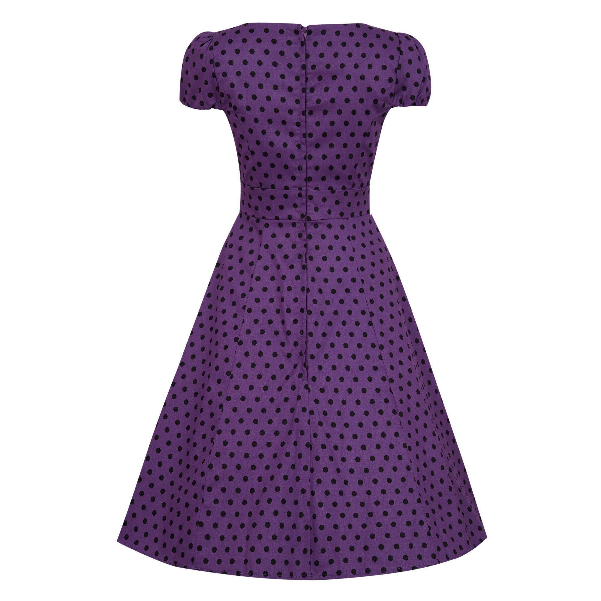 Kellohelmamekko, Claudia Purple Black Dots