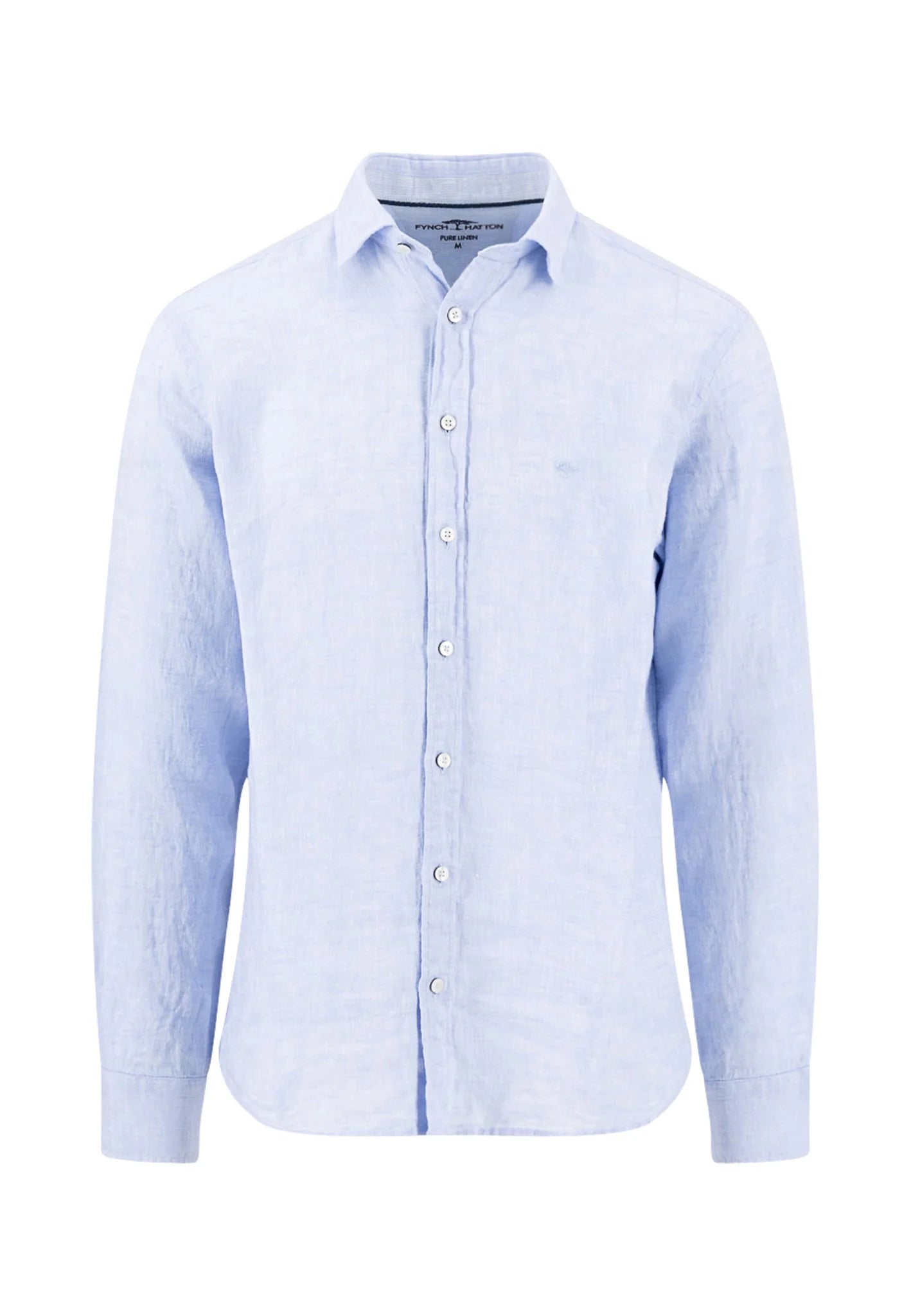 Kauluspaita, Walter Pure Linen Light Blue