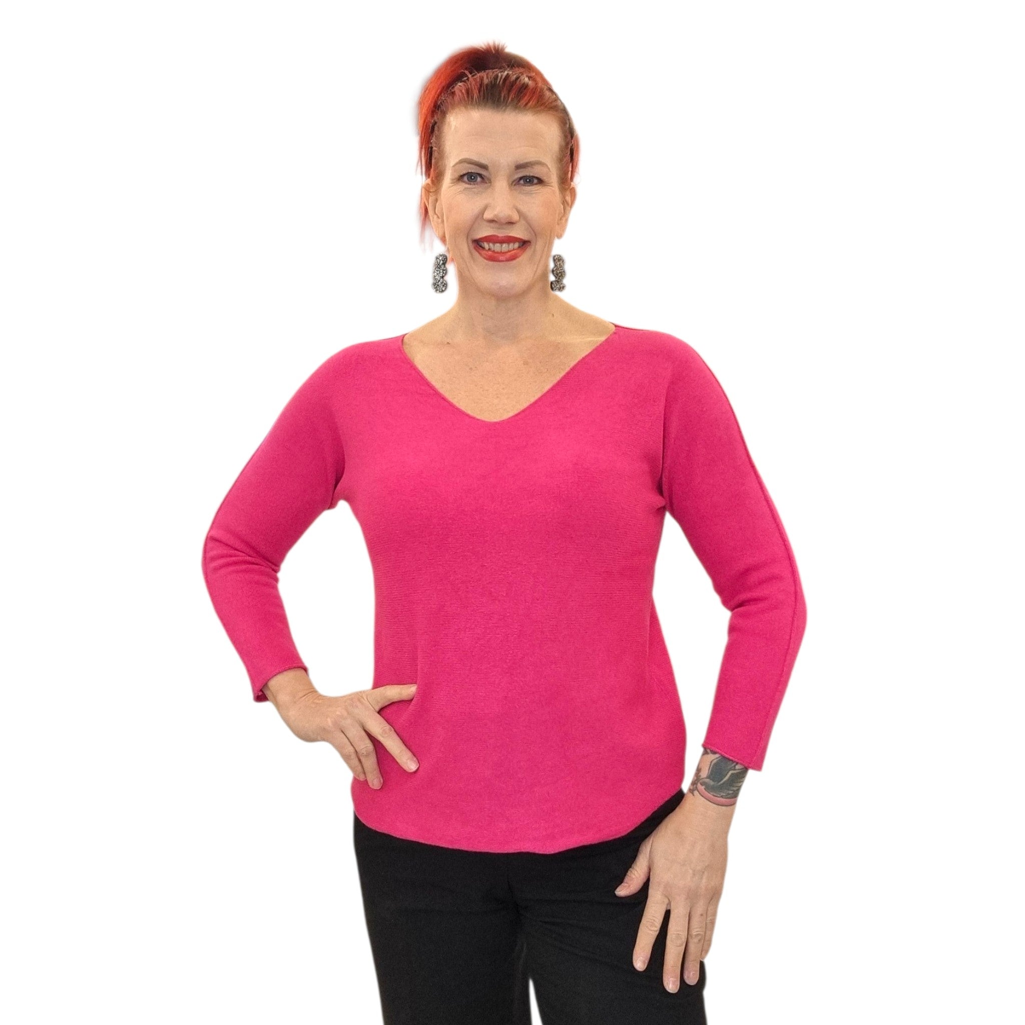 Neule, Leyla Dark Pink