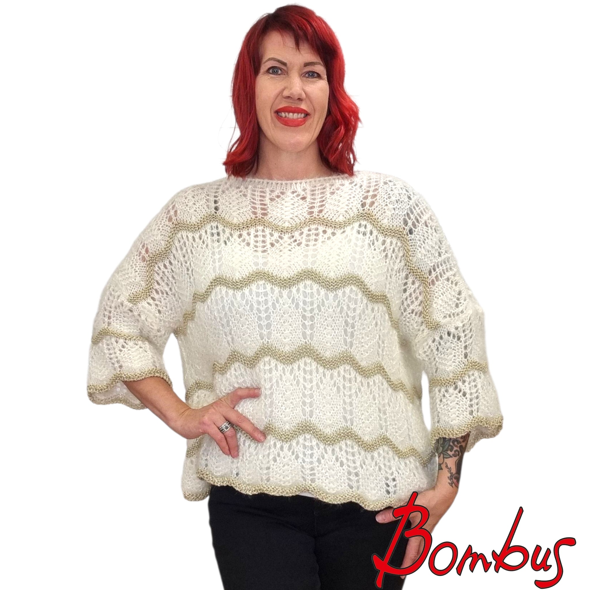 Neule, Zig Zag Off White