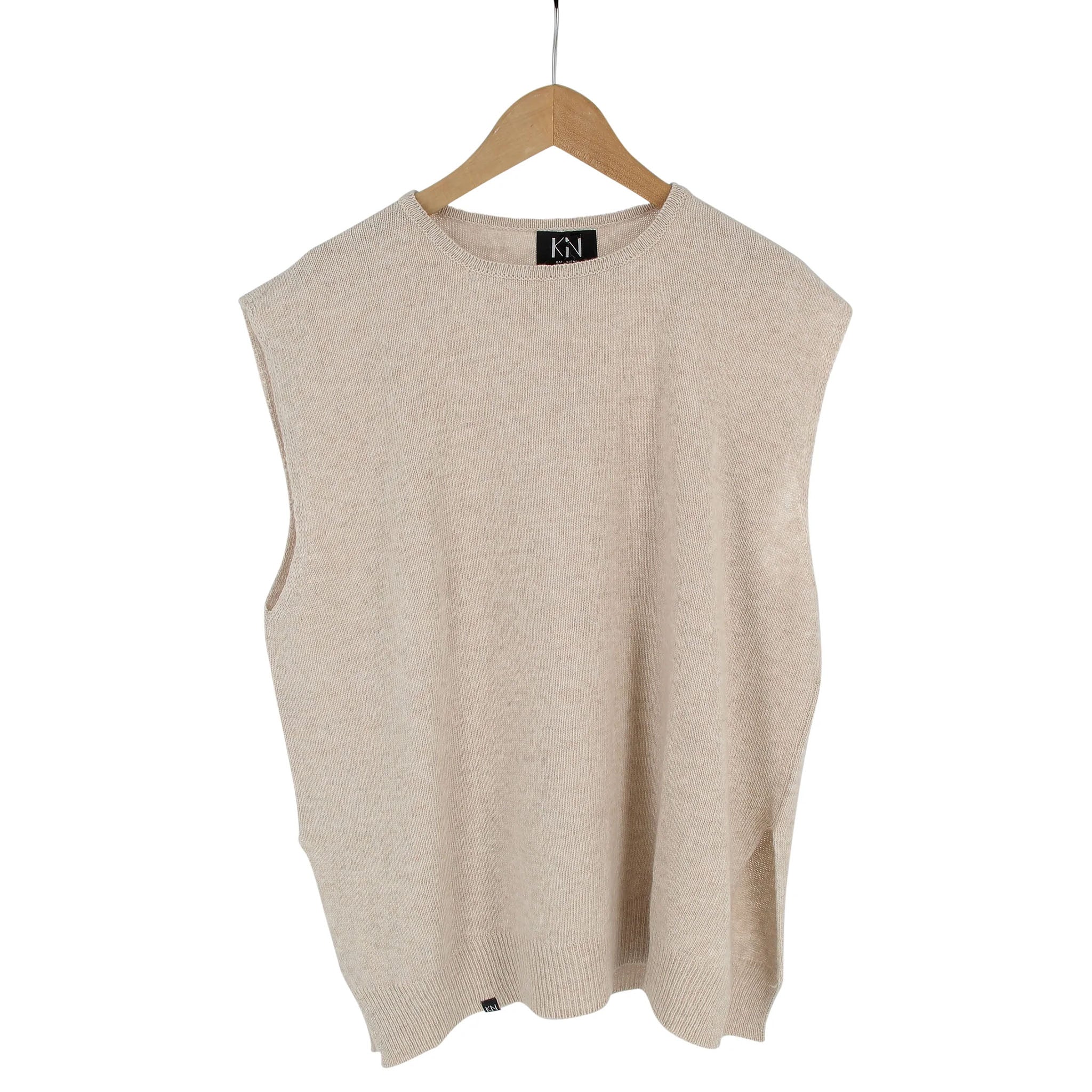 Neuleliivi, Gilet Beige