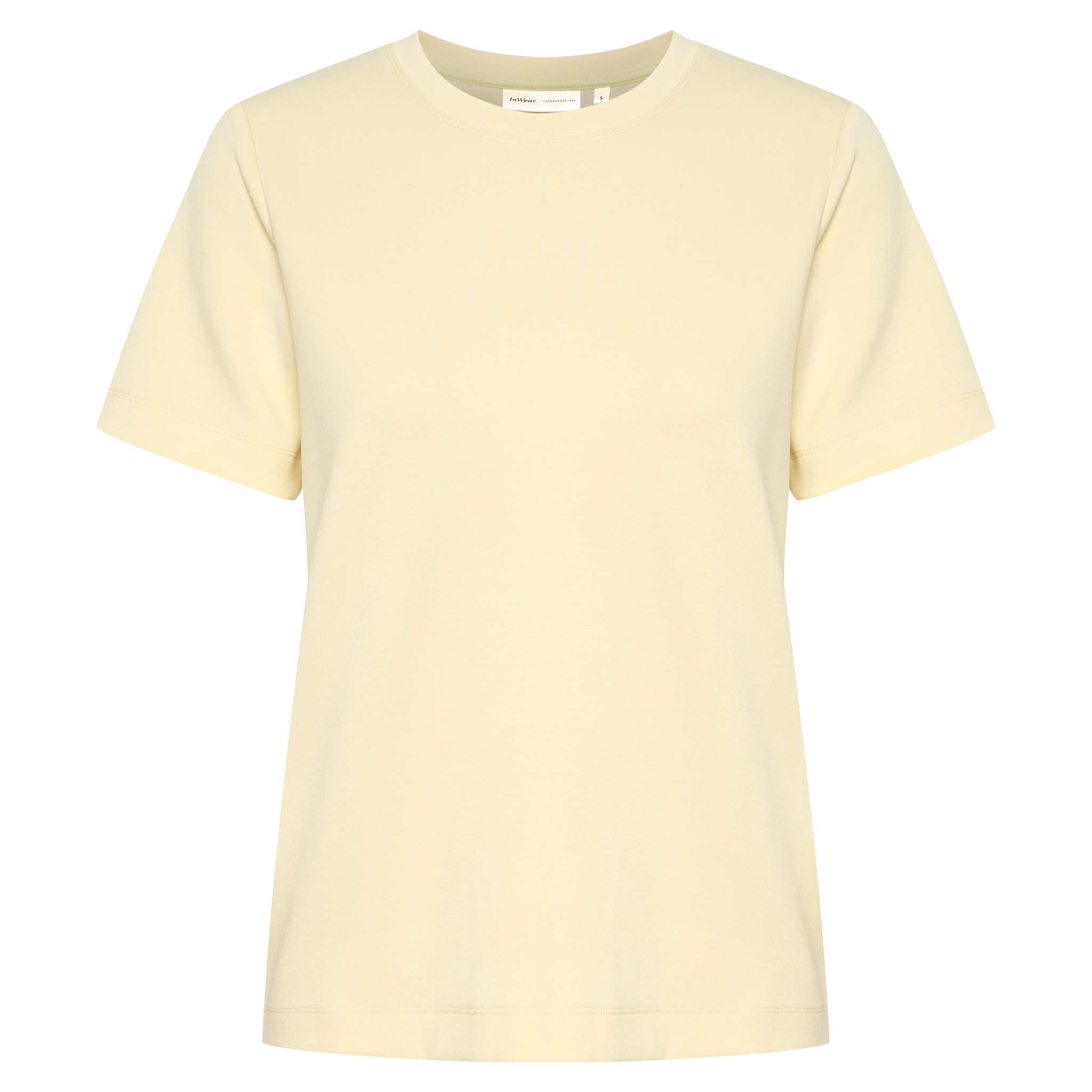 In Wear, vaaleankeltainen, siistimpi t-paita. Etukuva.