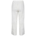 In Wear, naisten leveälahkeiset valkoiset vajaamittaiset culotte-housut. Kuminauhavyötärö. Takakuva.