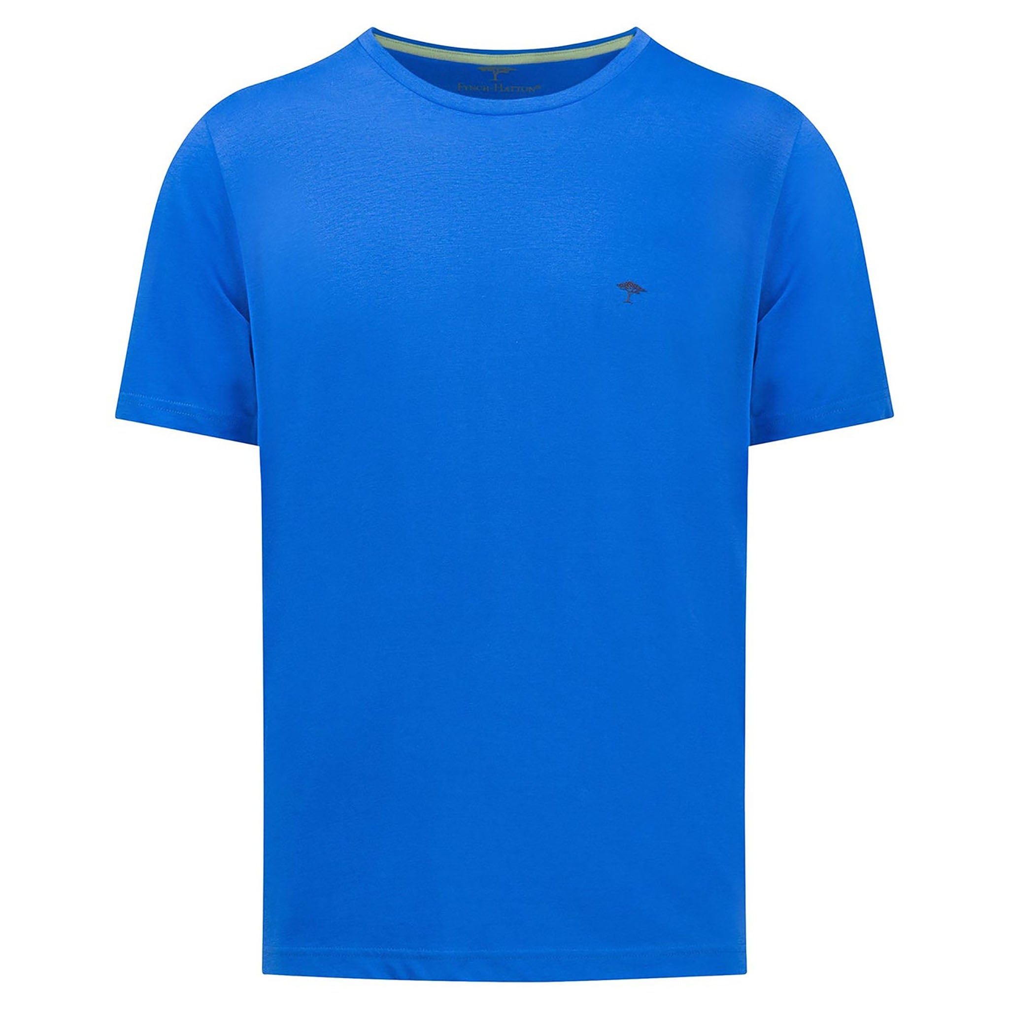 Fynch-Hatton, miesten kirkkaan sininen T-paita. Etukuva.