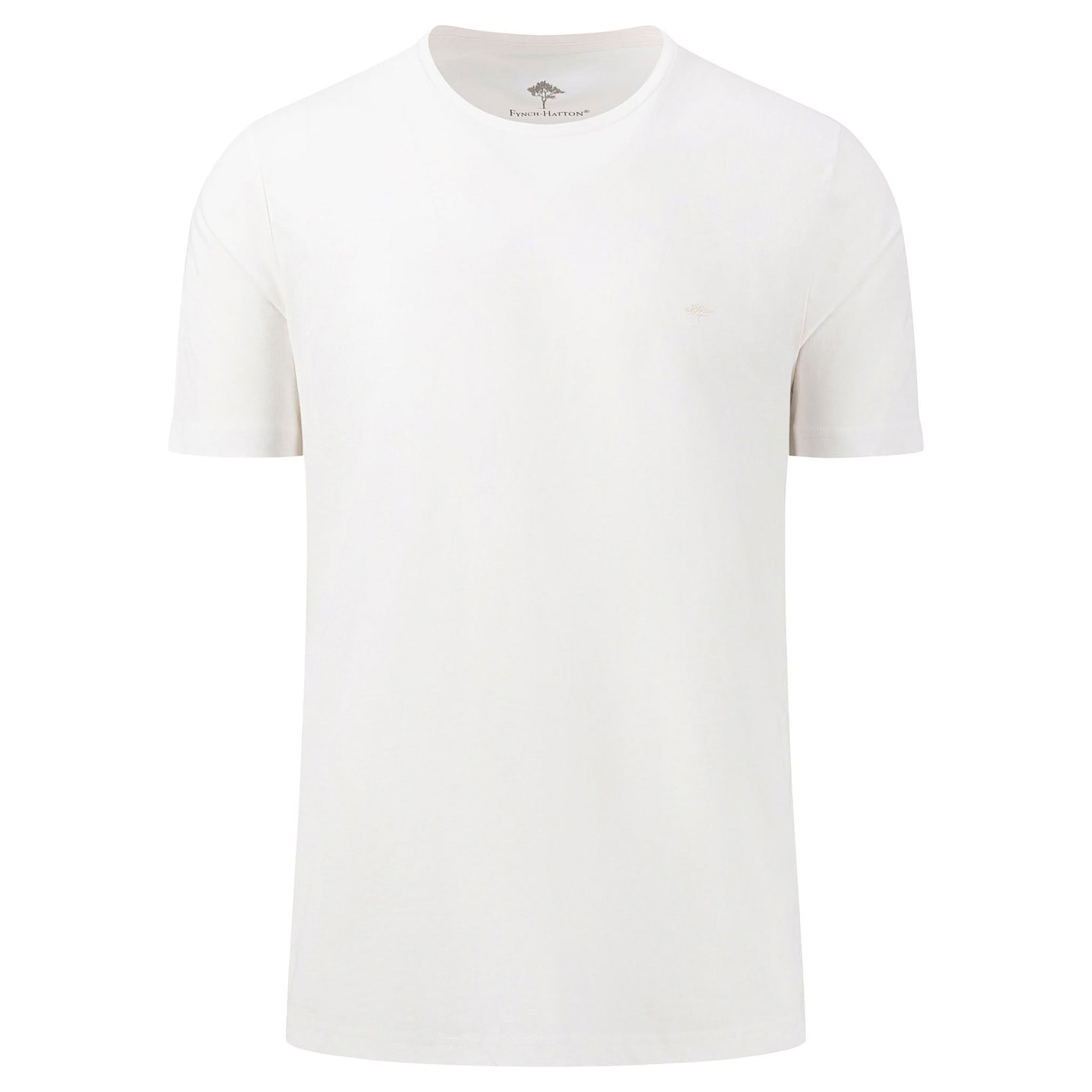 Fynch-Hatton. Miesten valkoinen T-paita. Etukuva.
