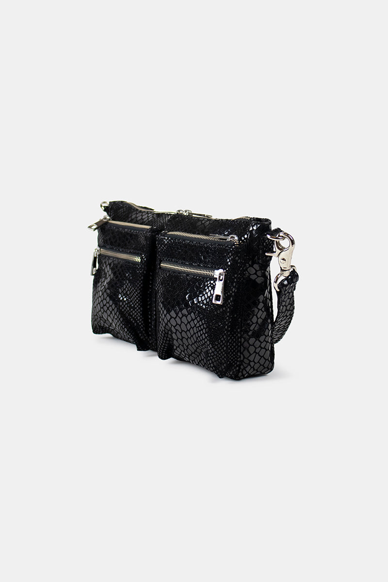 Handbag Lue Snake Black - Re:Designed - Bombus