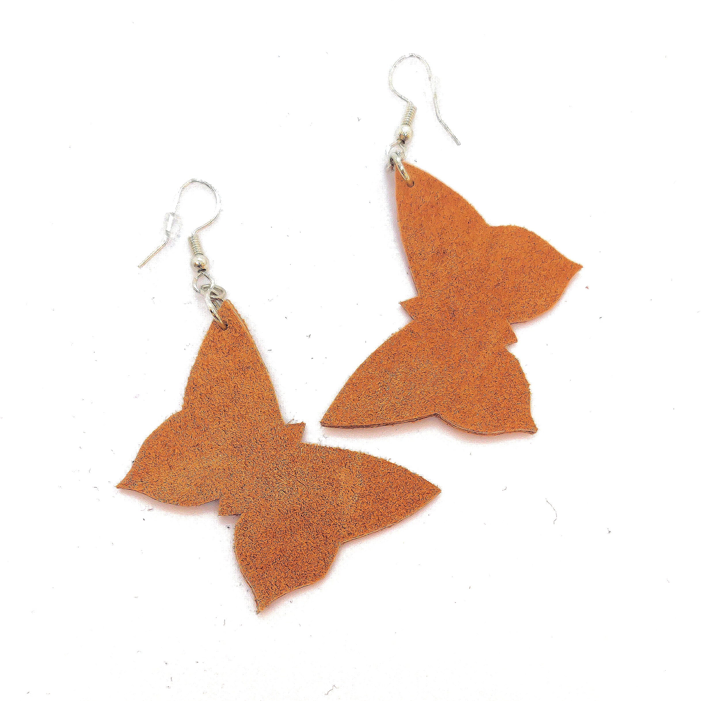 Earrings Butterfly Orange - RokrokInc. - Bombus